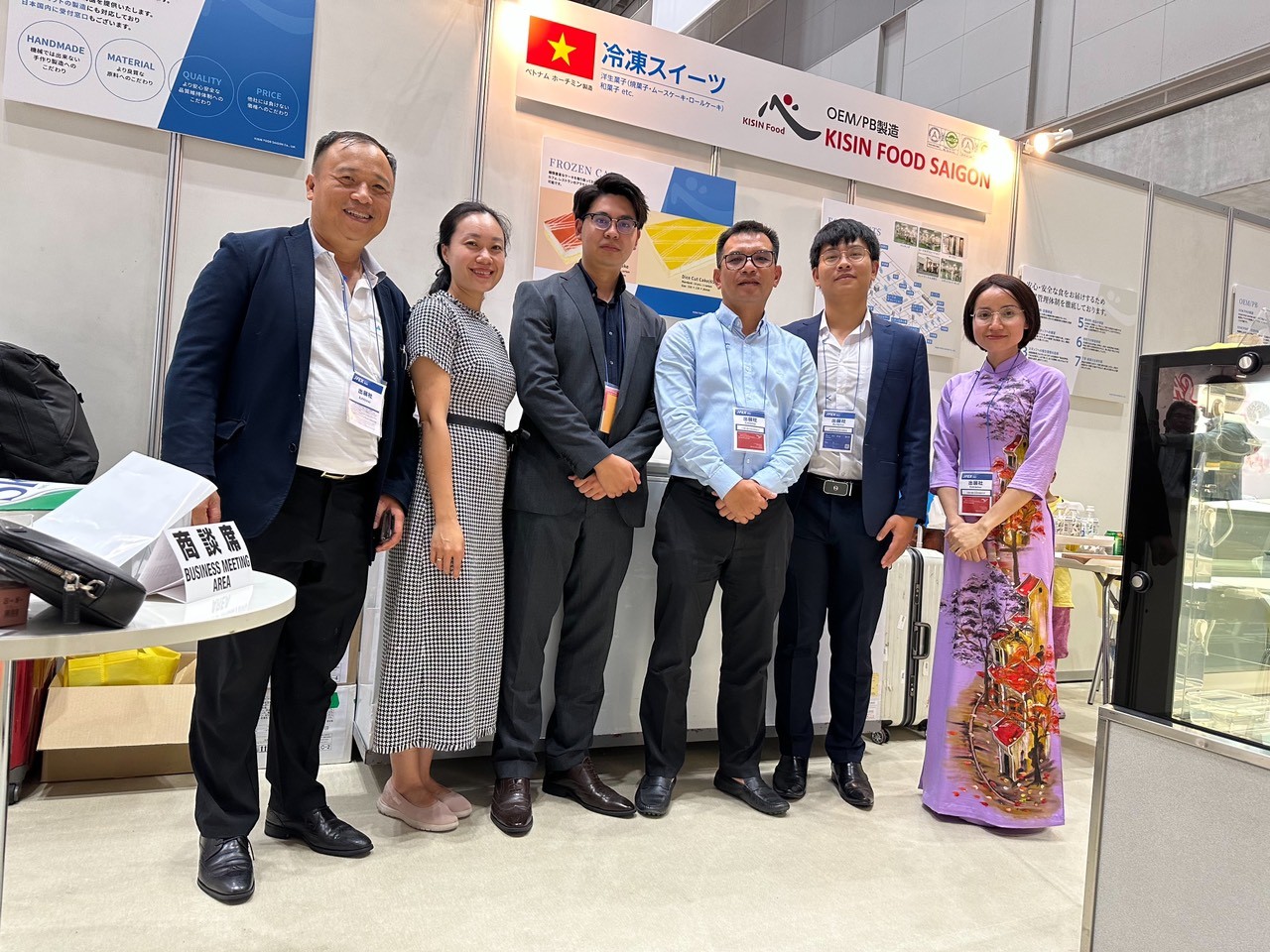 Đại diện Kisin Food tại hội chợ JFEX Nhật Bản 2023 – Hội chợ Quốc tế về thực phẩm và đồ uống.
