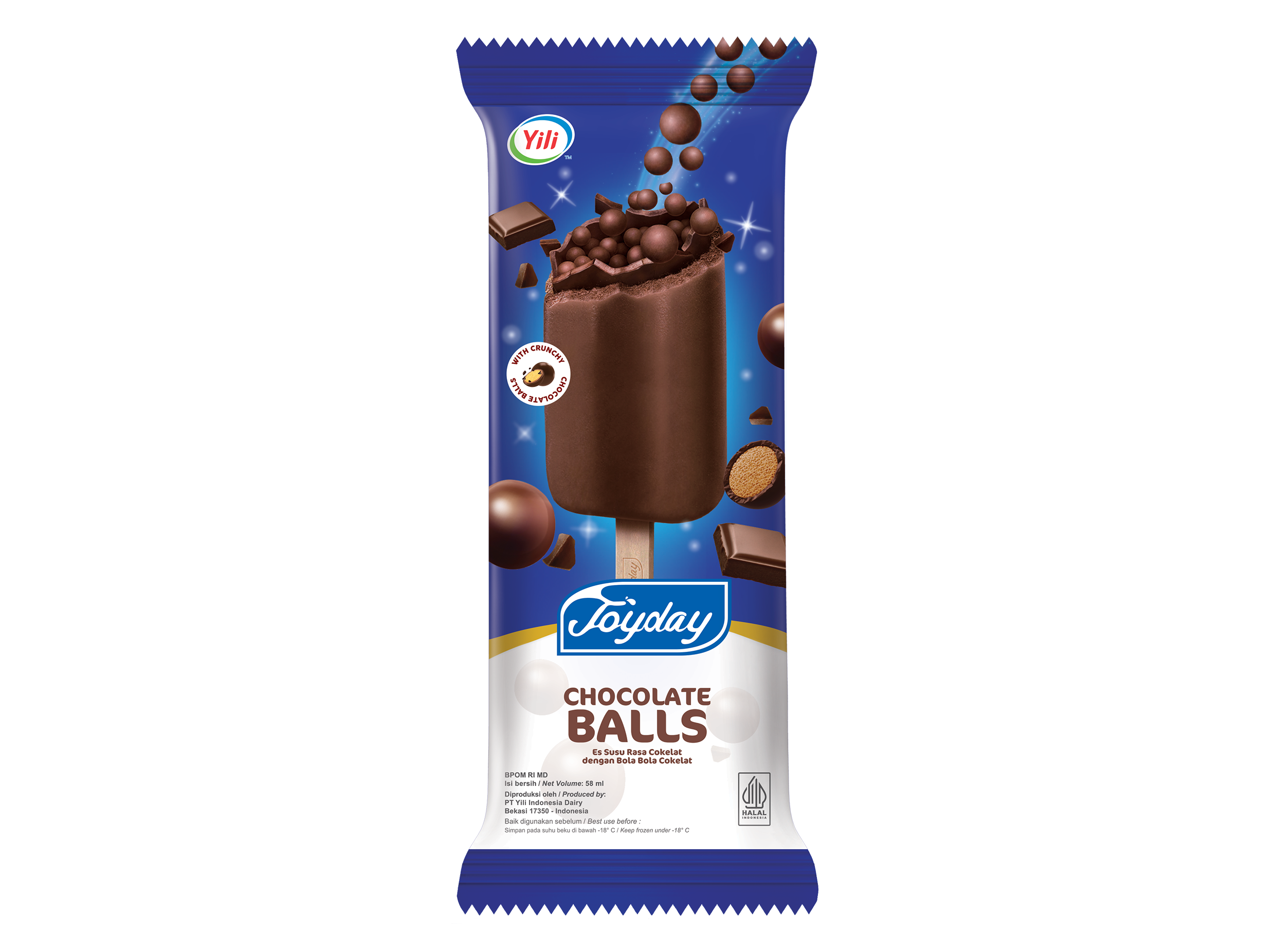 Kem Joyday viên socola tròn – Chocolate balls
